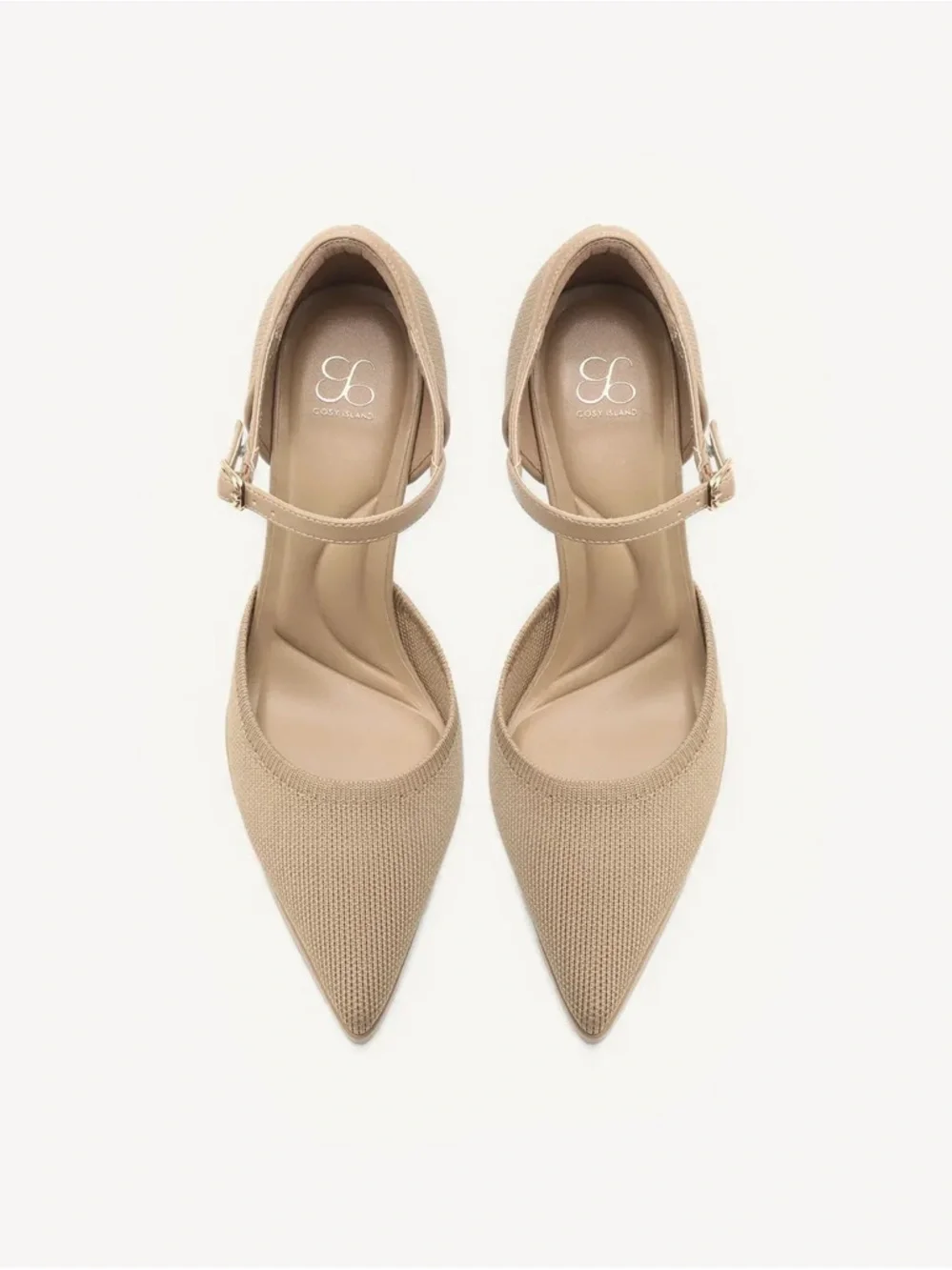 Cosy Island Spotlight Strapped Stiletto Pump size 8 NWT - Deep Apricot - Picture 2 of 7